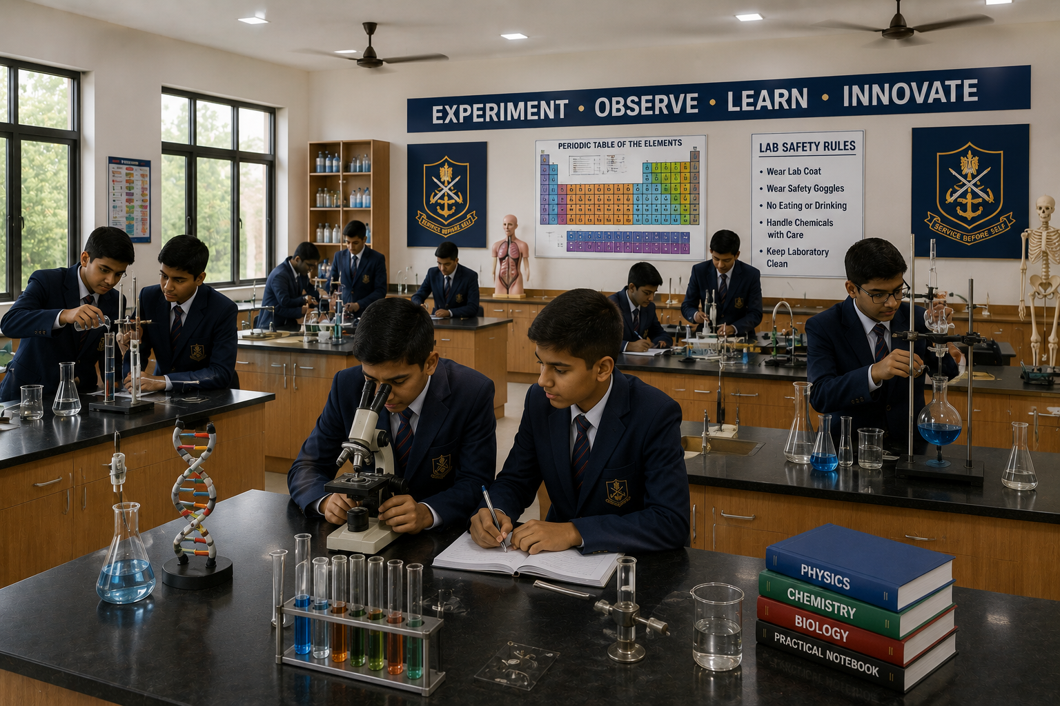 Academic activities at Sainik School Nalanda
