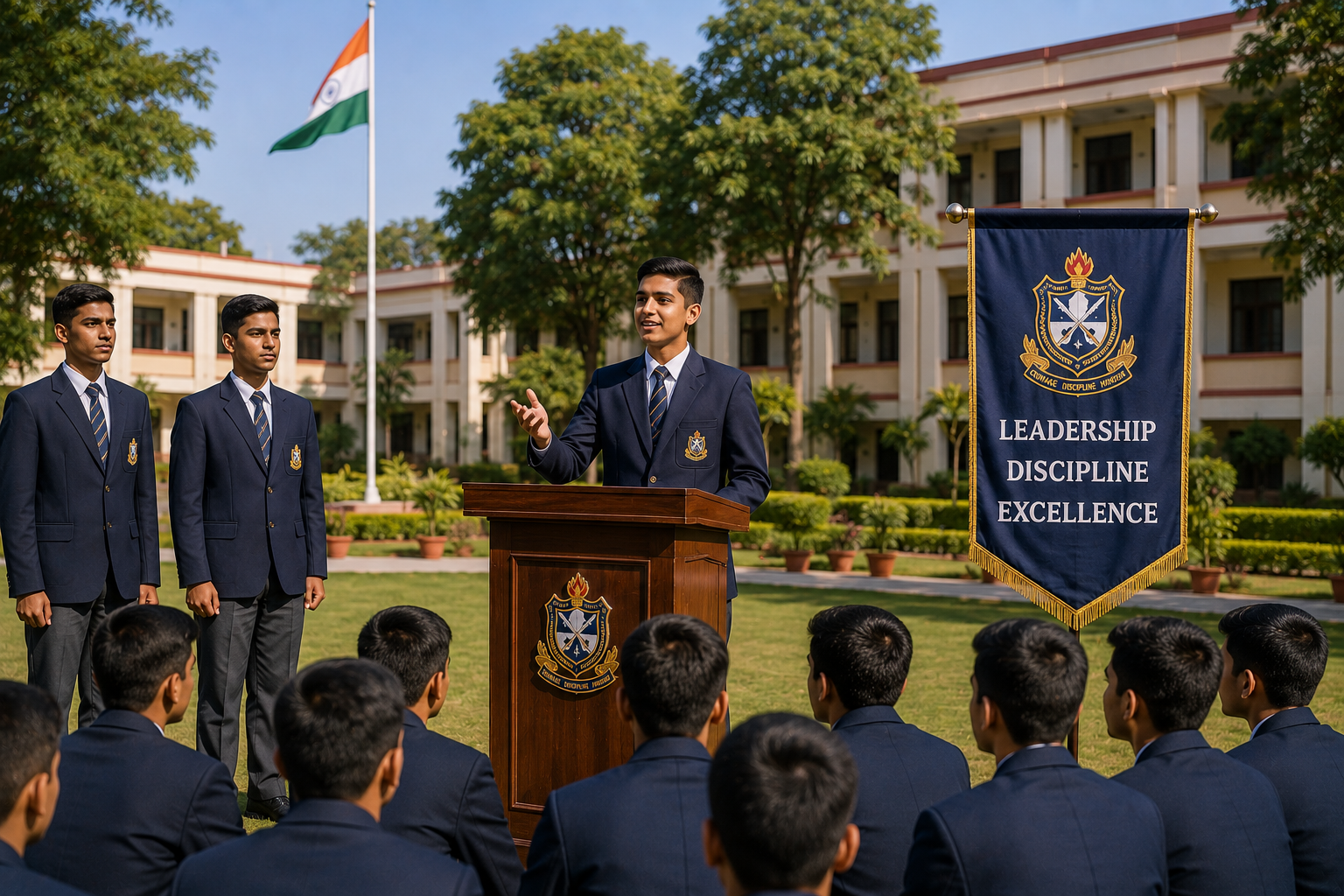 Leadership and student development at Sainik School Nalanda